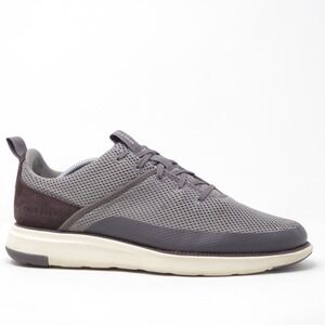 Cole Haan Mens Grand Atlantic Sneakers Gray Mesh Suede Lace Up C35466 Size 12 M